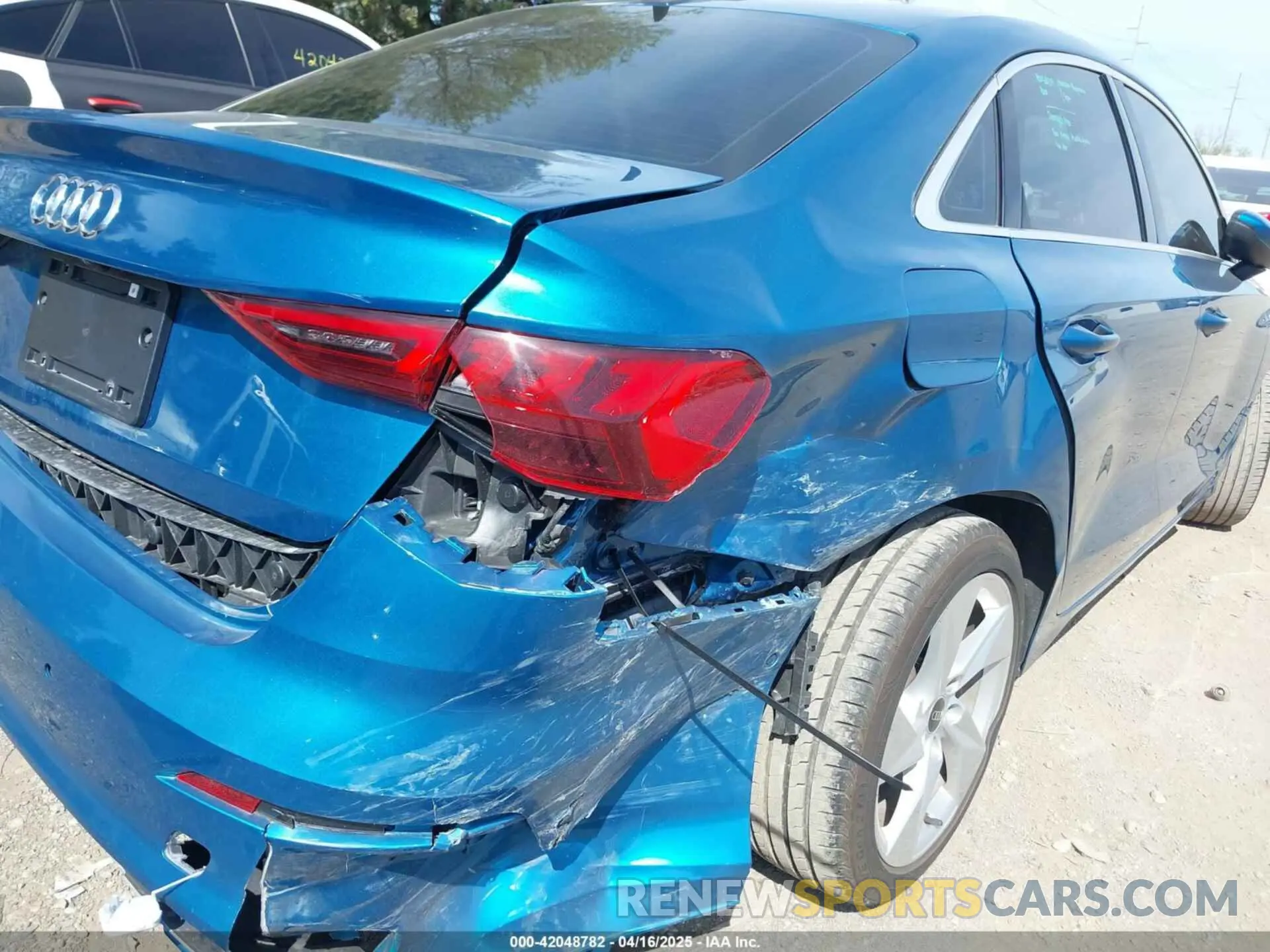 6 fotografías del automóvil dañado WAUAUDGY1PA084908 AUDI A3 2023
