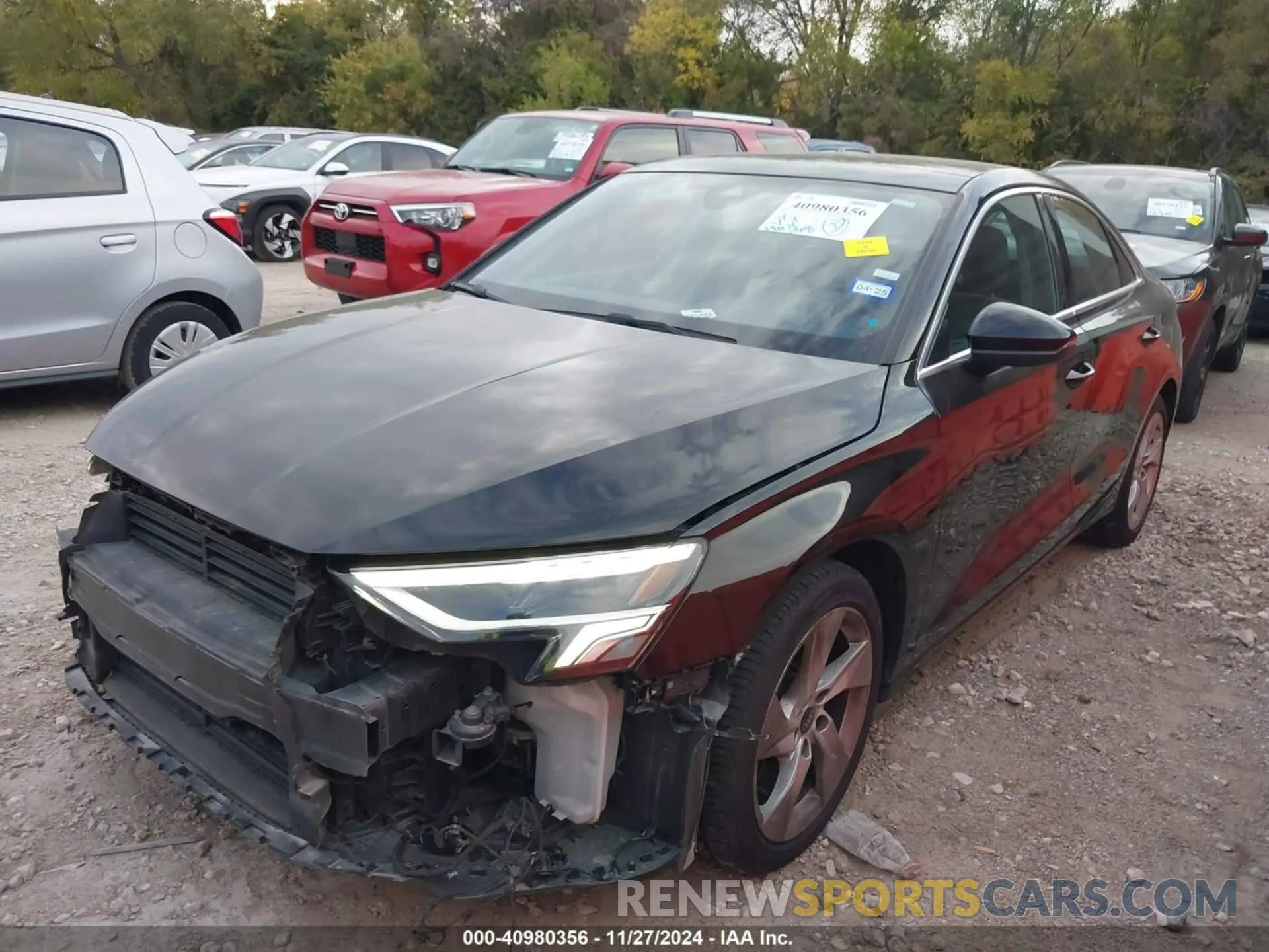 2 fotografías del automóvil dañado WAUAUDGY2PA091270 AUDI A3 2023