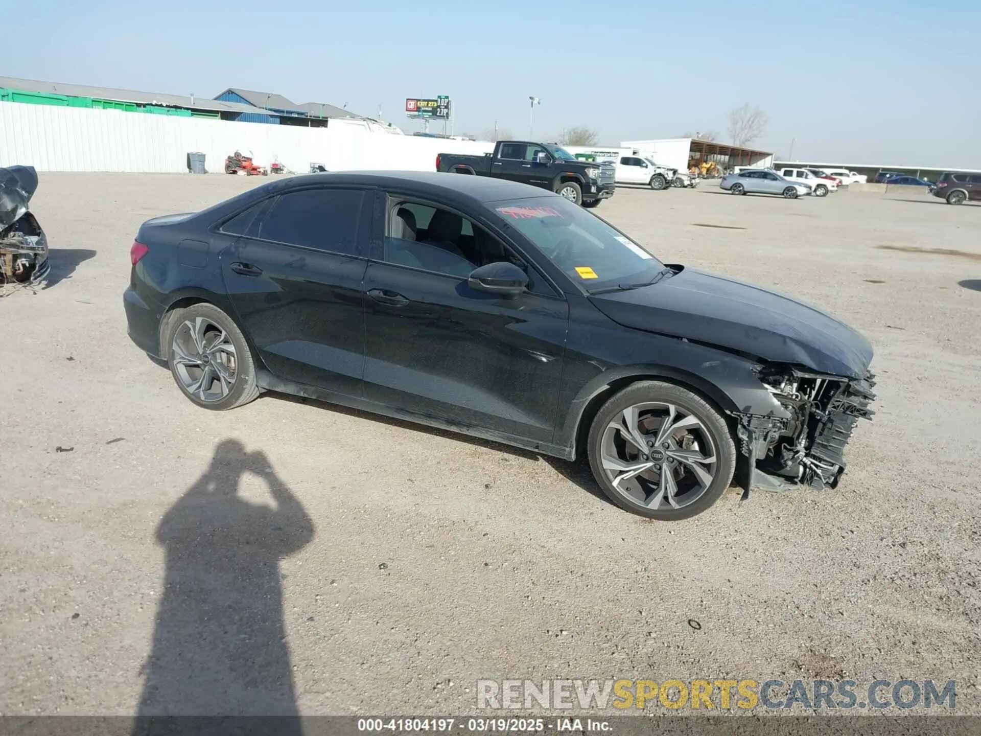 14 fotografías del automóvil dañado WAUAUDGY3PA040523 AUDI A3 2023