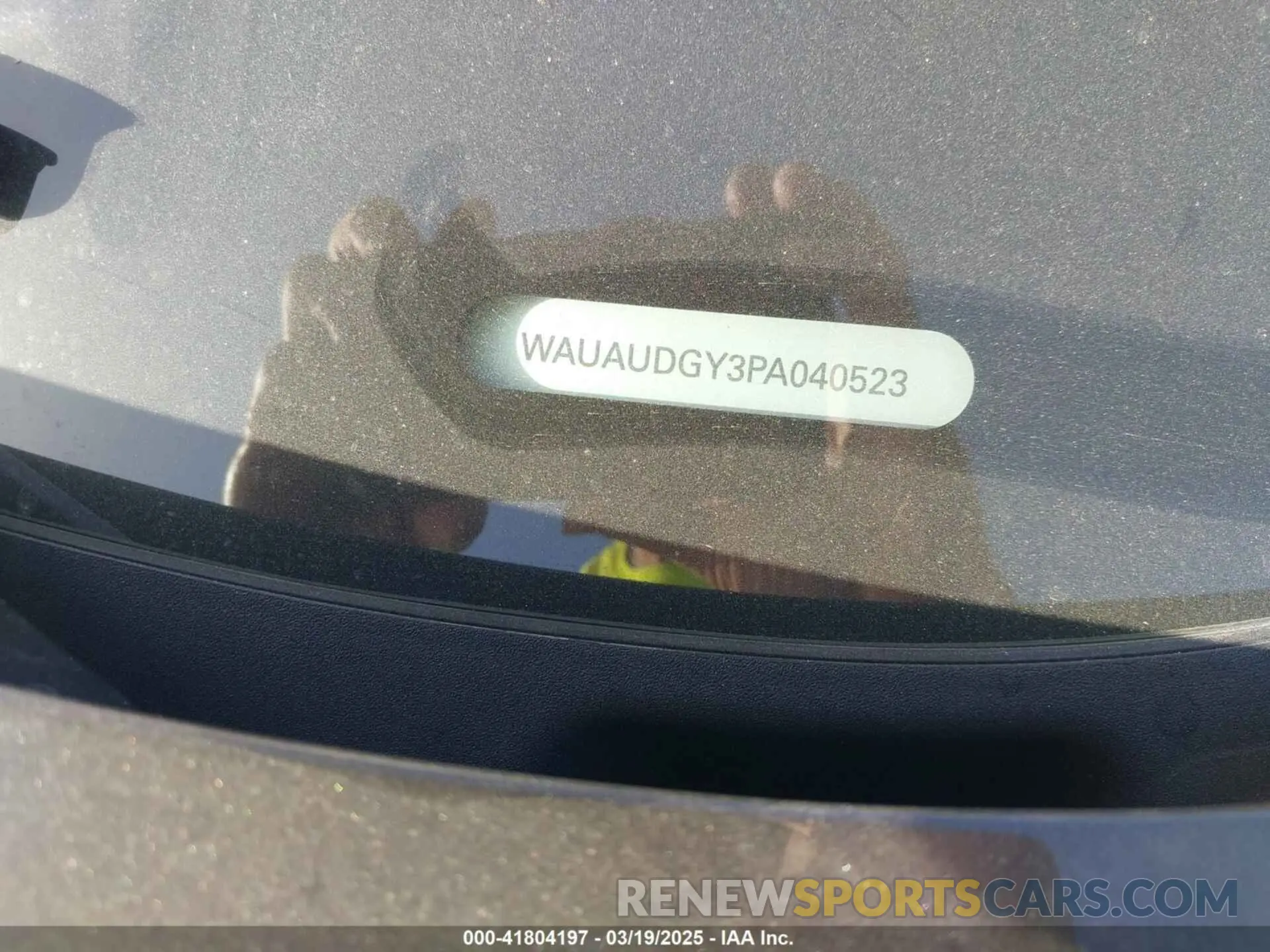 9 fotografías del automóvil dañado WAUAUDGY3PA040523 AUDI A3 2023