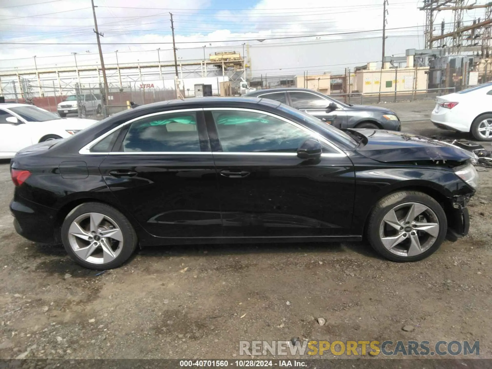 14 fotografías del automóvil dañado WAUAUDGY3PA051084 AUDI A3 2023