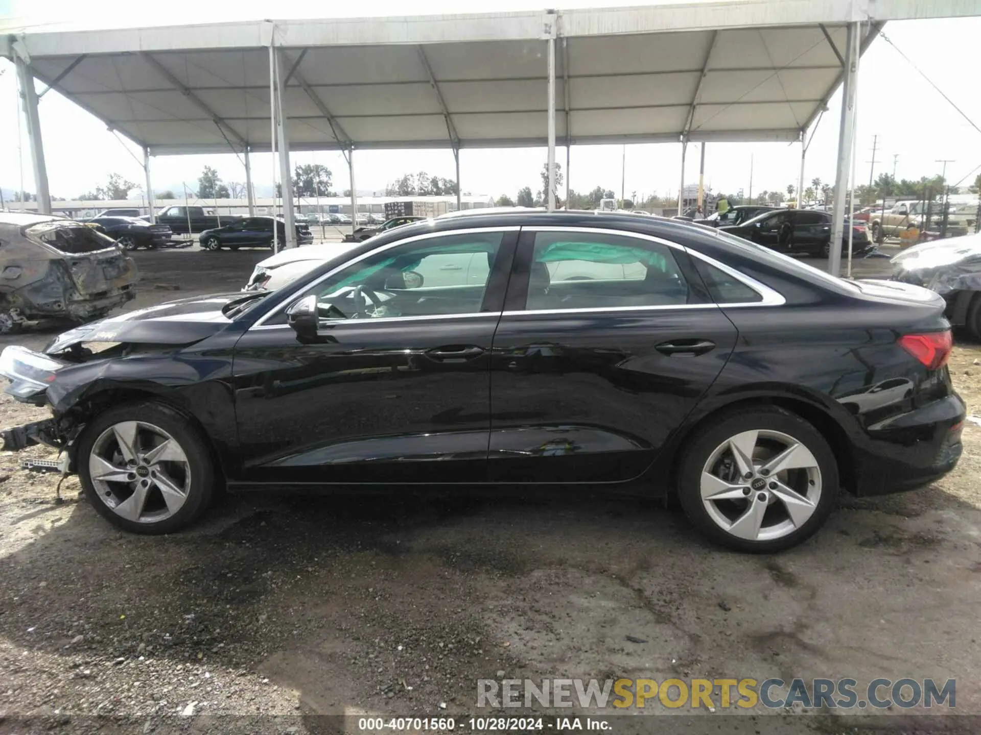 15 fotografías del automóvil dañado WAUAUDGY3PA051084 AUDI A3 2023