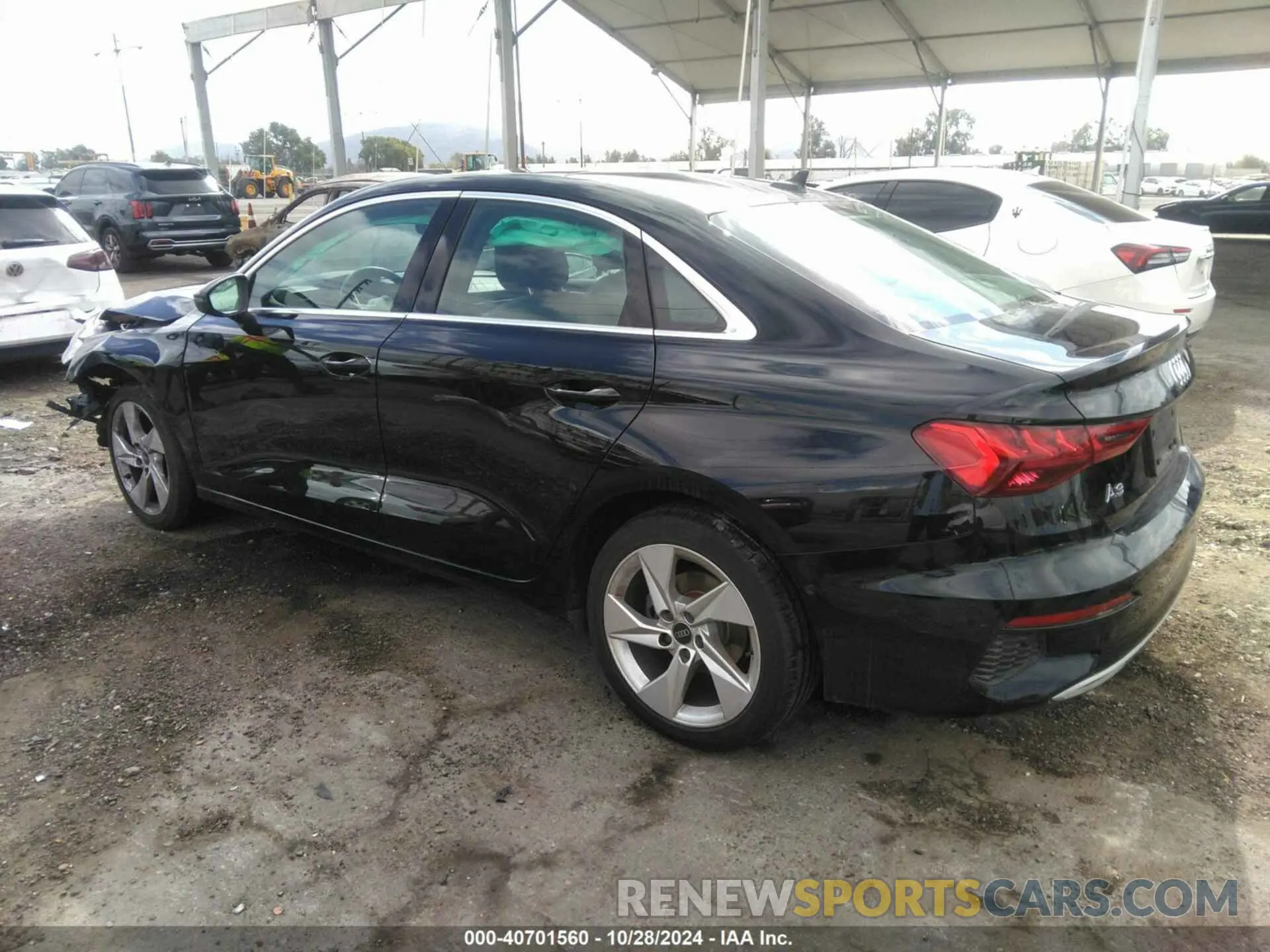 3 fotografías del automóvil dañado WAUAUDGY3PA051084 AUDI A3 2023