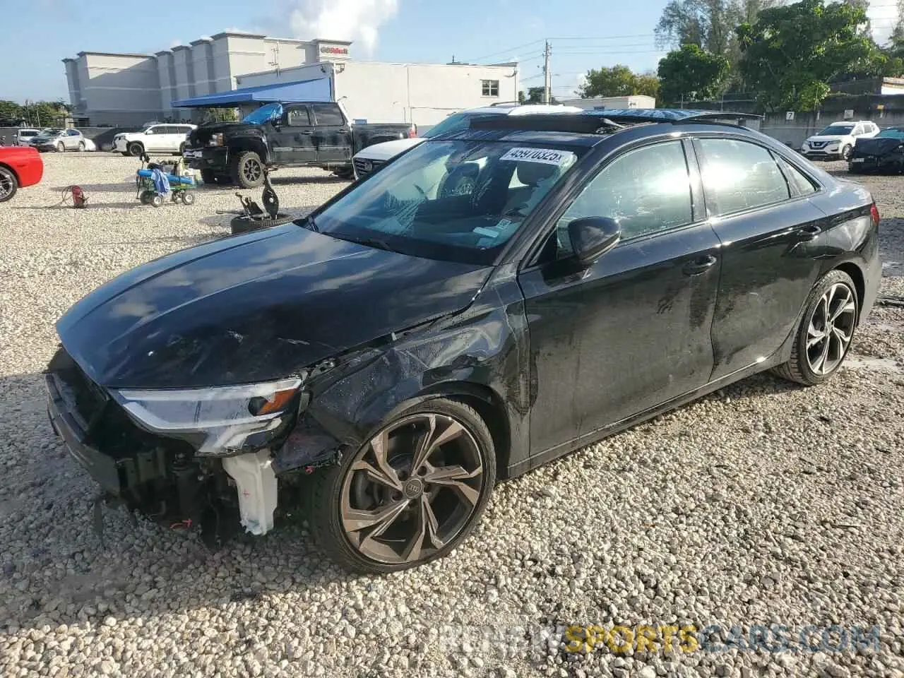 1 fotografías del automóvil dañado WAUAUDGY5PA040071 AUDI A3 2023