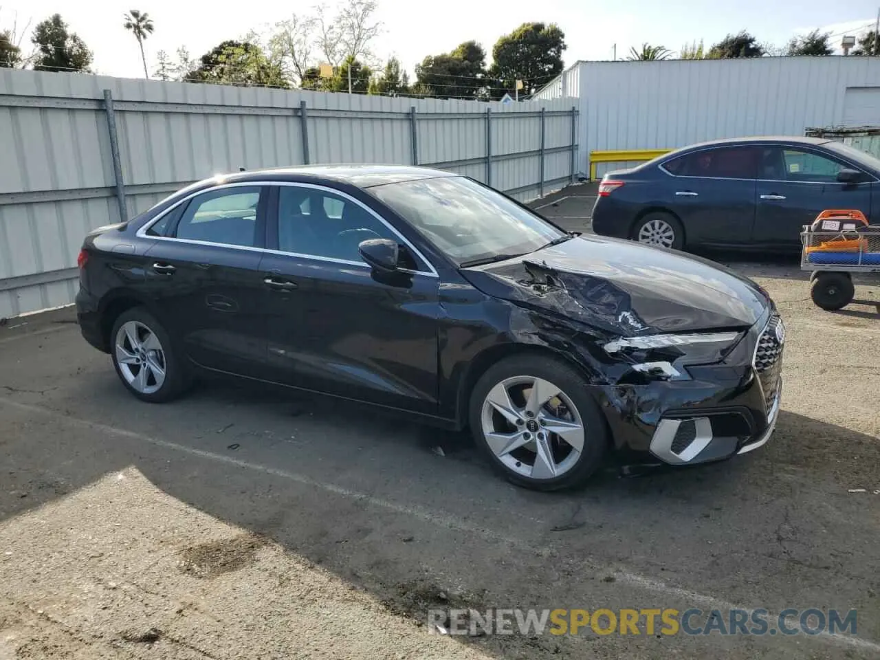 4 fotografías del automóvil dañado WAUAUDGY5PA059543 AUDI A3 2023
