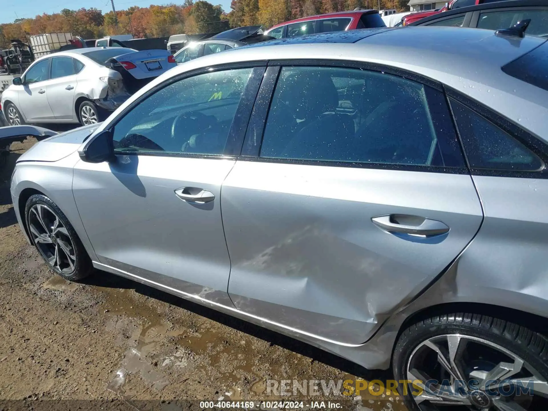 14 fotografías del automóvil dañado WAUAUDGY7PA013244 AUDI A3 2023