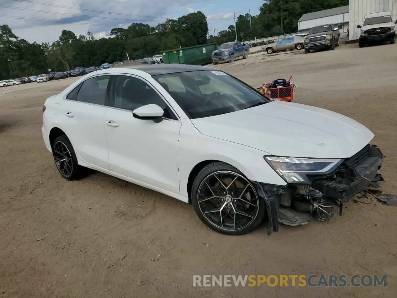 4 fotografías del automóvil dañado WAUAUDGY7PA039469 AUDI A3 2023