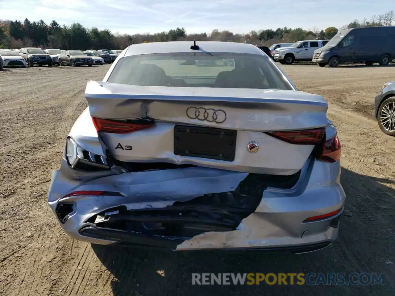 6 fotografías del automóvil dañado WAUAUDGY8PA016332 AUDI A3 2023