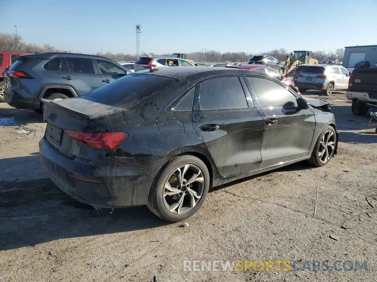 3 fotografías del automóvil dañado WAUAUDGY8PA110579 AUDI A3 2023
