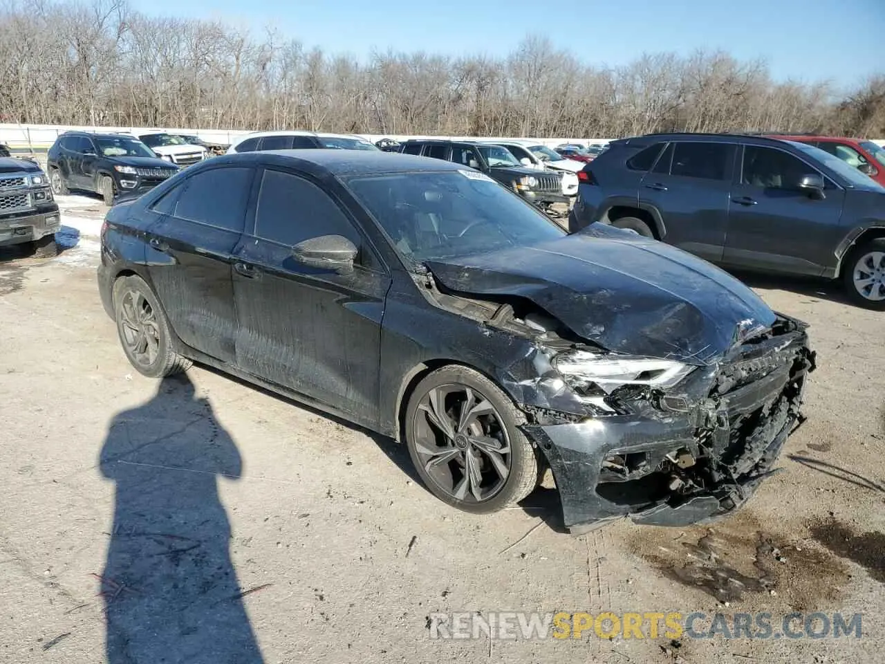 4 fotografías del automóvil dañado WAUAUDGY8PA110579 AUDI A3 2023