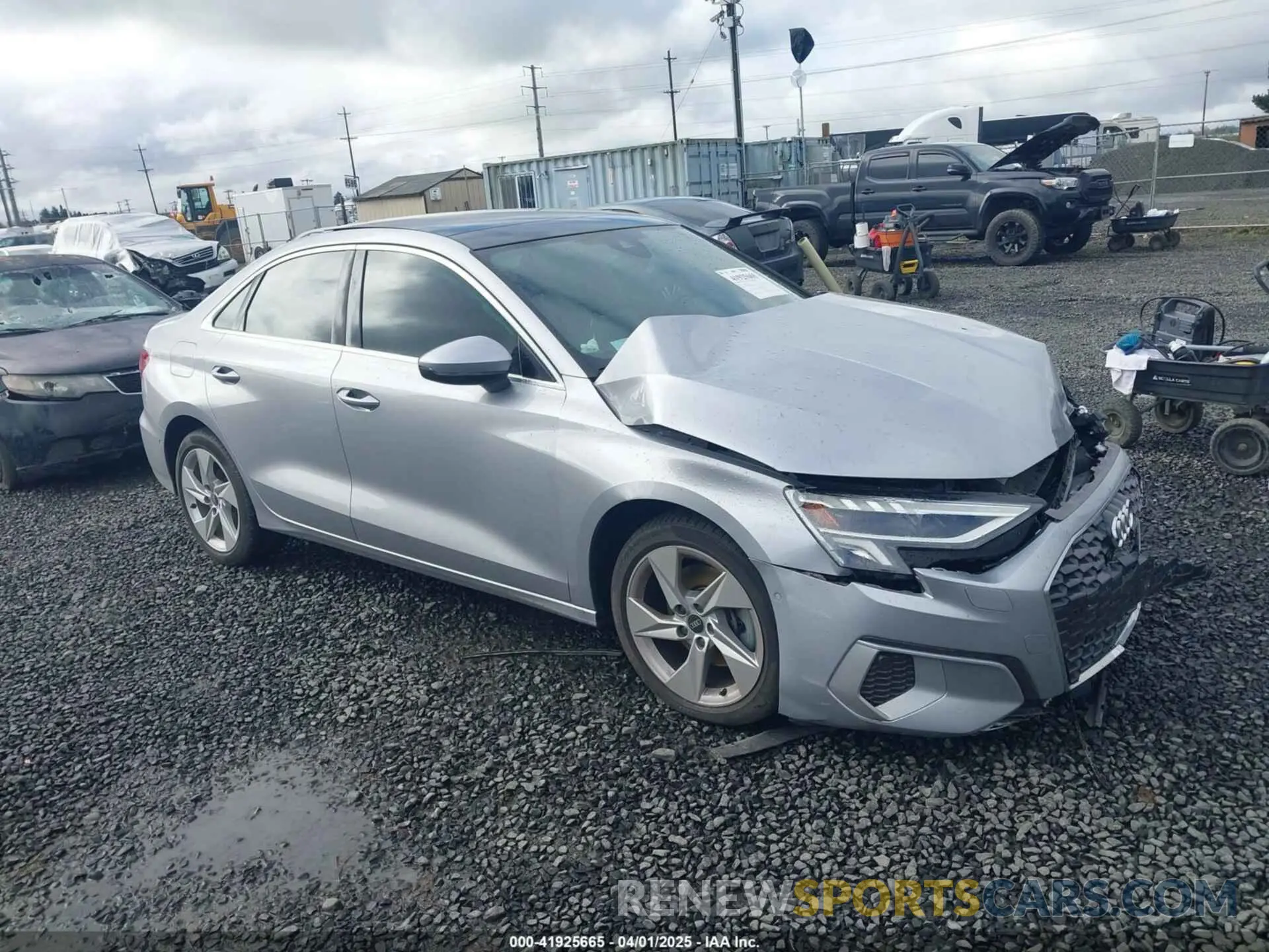 1 fotografías del automóvil dañado WAUAUDGYXPA062020 AUDI A3 2023