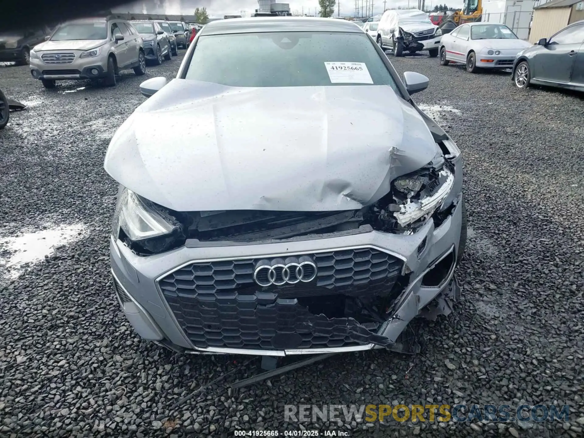 12 fotografías del automóvil dañado WAUAUDGYXPA062020 AUDI A3 2023