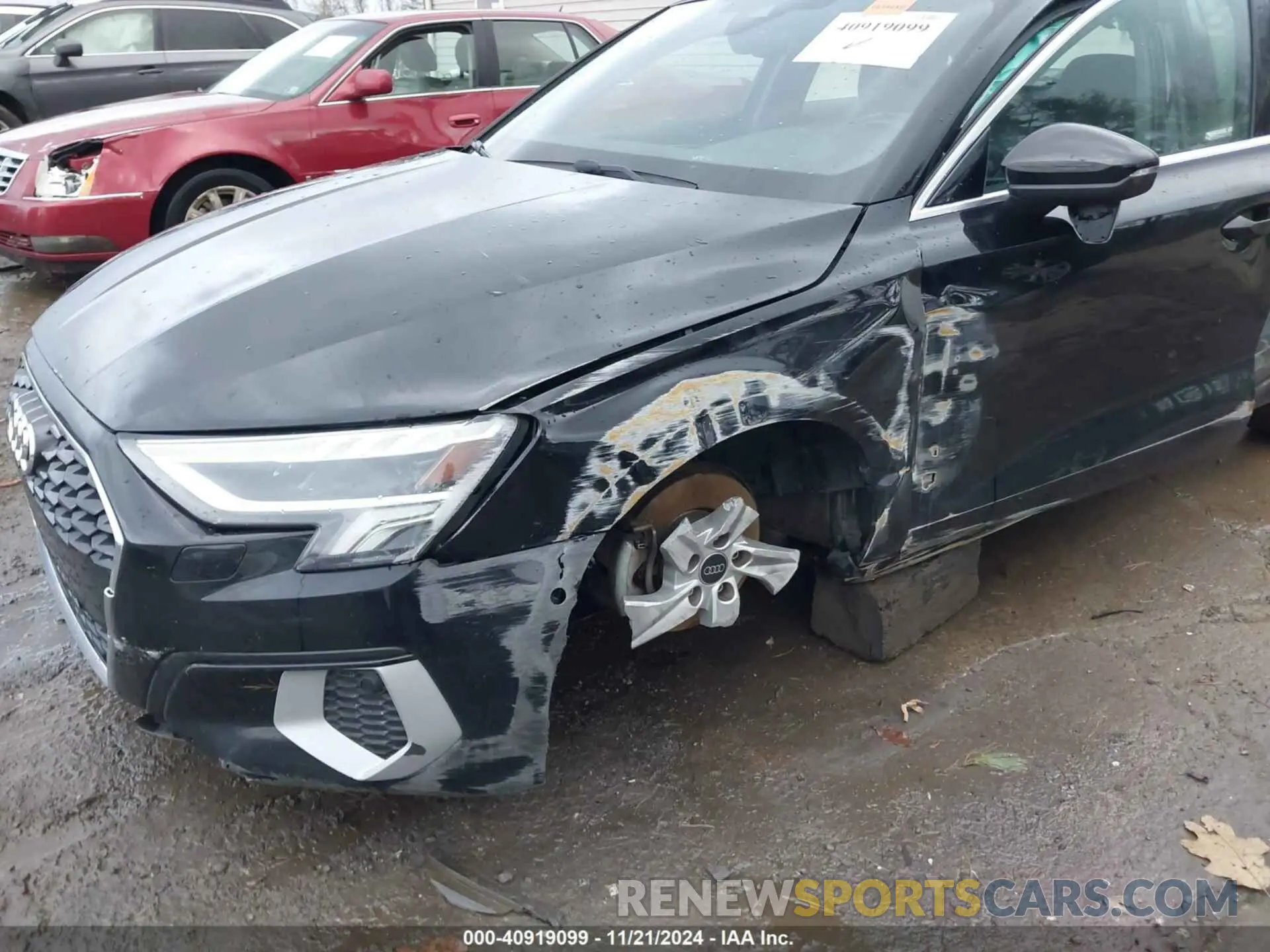6 fotografías del automóvil dañado WAUAUDGYXPA118814 AUDI A3 2023