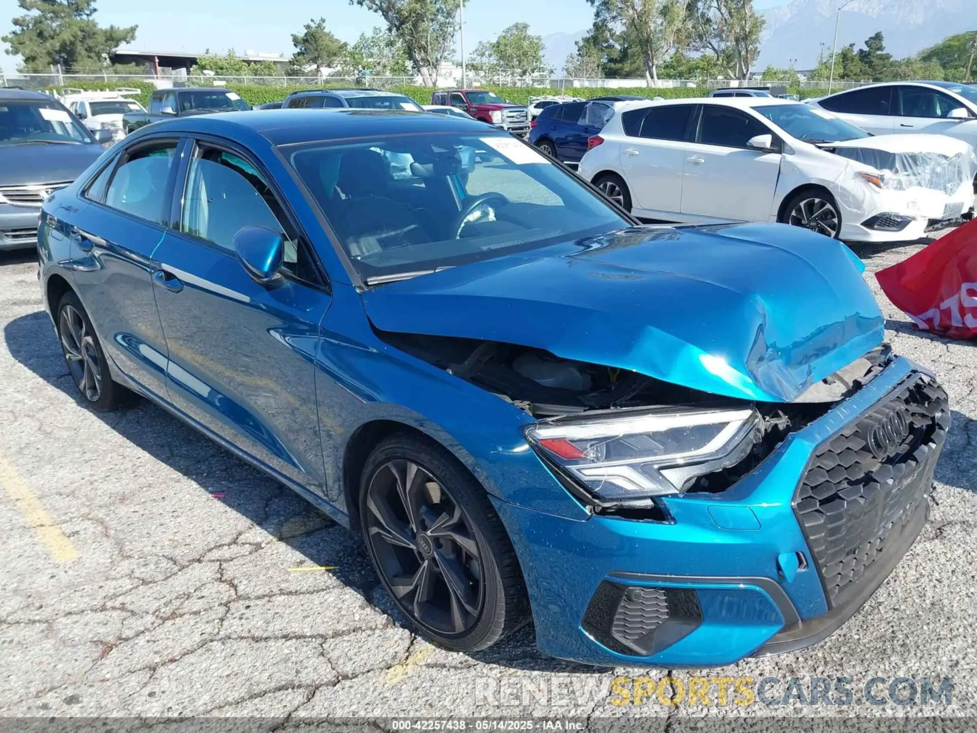 1 fotografías del automóvil dañado WAUBUDGY0PA050558 AUDI A3 2023