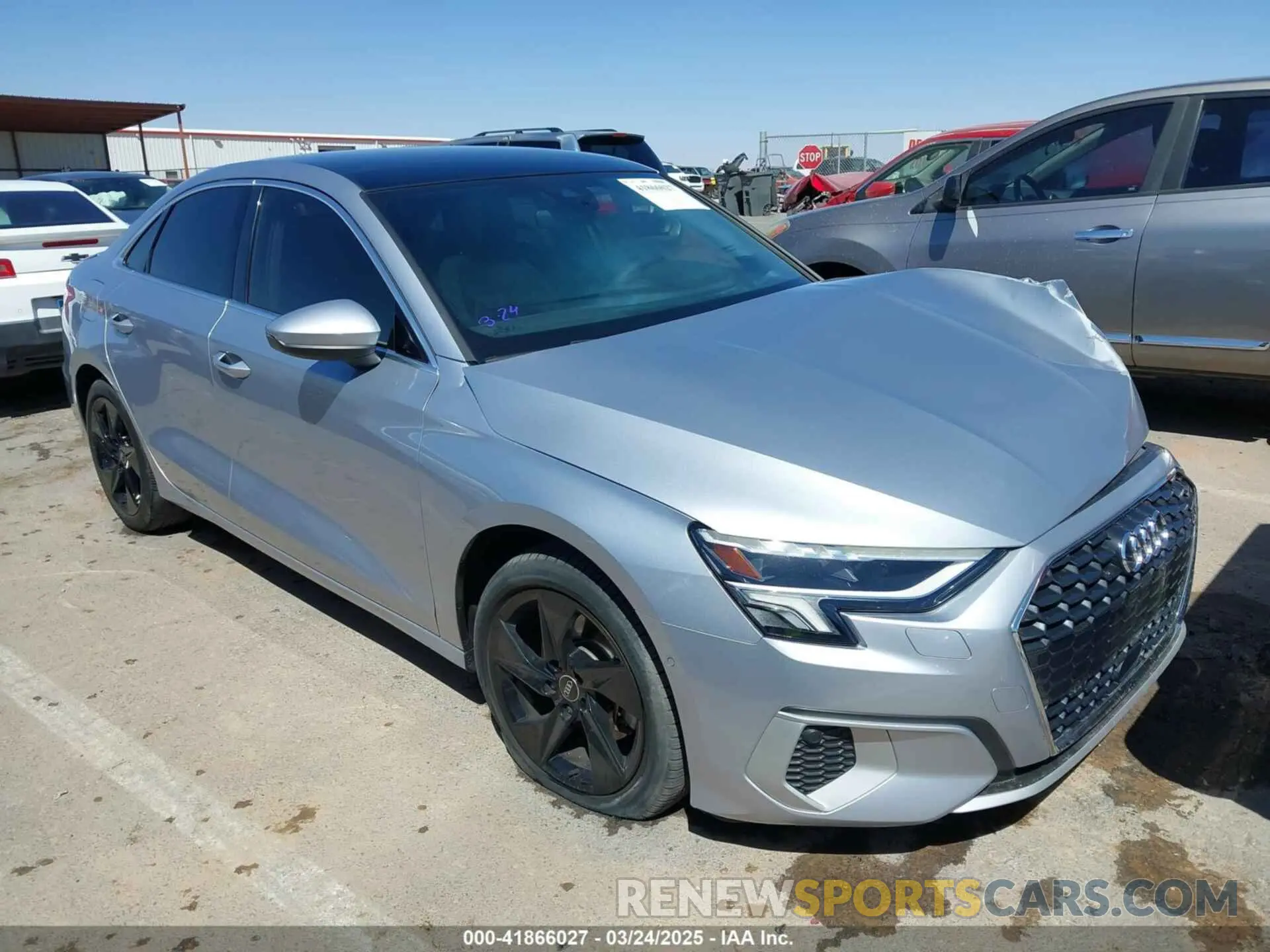 1 fotografías del automóvil dañado WAUBUDGY1PA041092 AUDI A3 2023