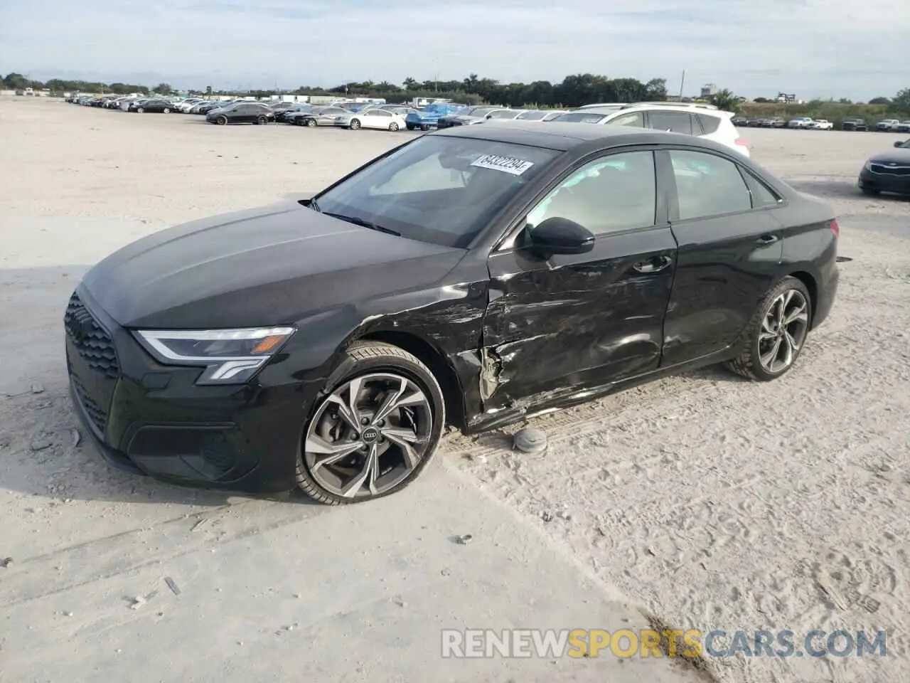 1 fotografías del automóvil dañado WAUBUDGY3PA122935 AUDI A3 2023