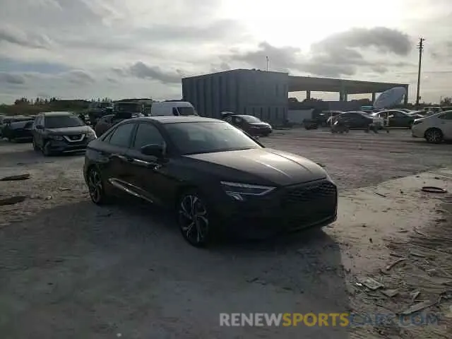 11 fotografías del automóvil dañado WAUBUDGY3PA122935 AUDI A3 2023