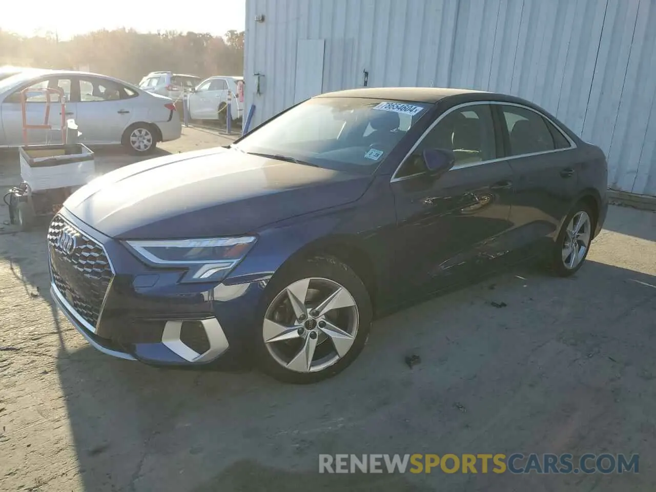 1 fotografías del automóvil dañado WAUBUDGY8PA073912 AUDI A3 2023
