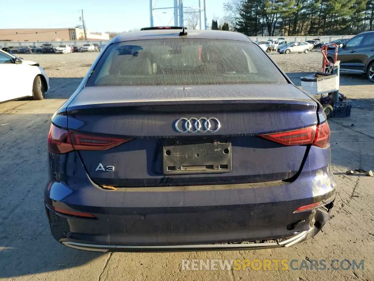 6 fotografías del automóvil dañado WAUBUDGY8PA073912 AUDI A3 2023
