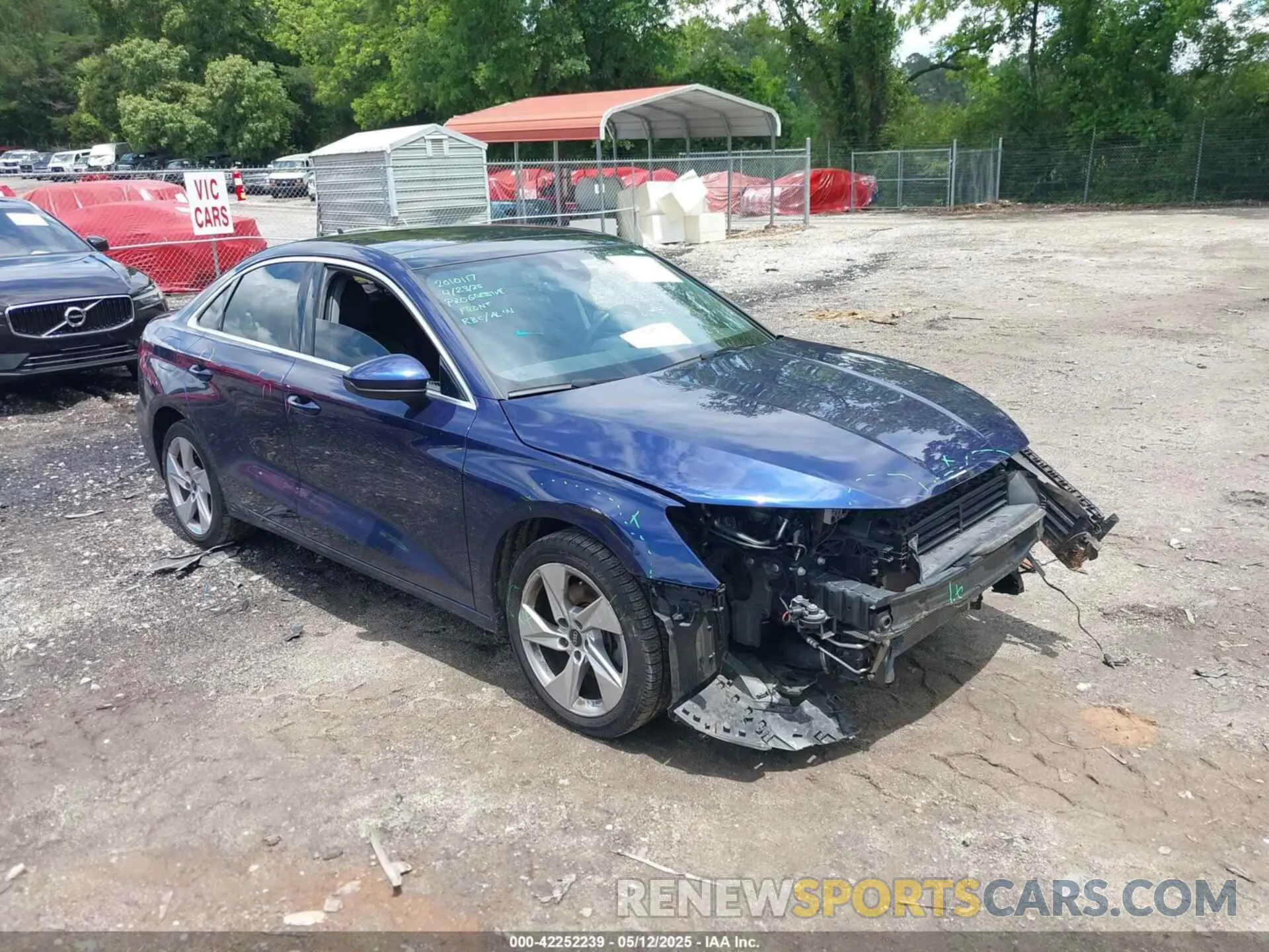 1 fotografías del automóvil dañado WAUGUDGY5PA070214 AUDI A3 2023