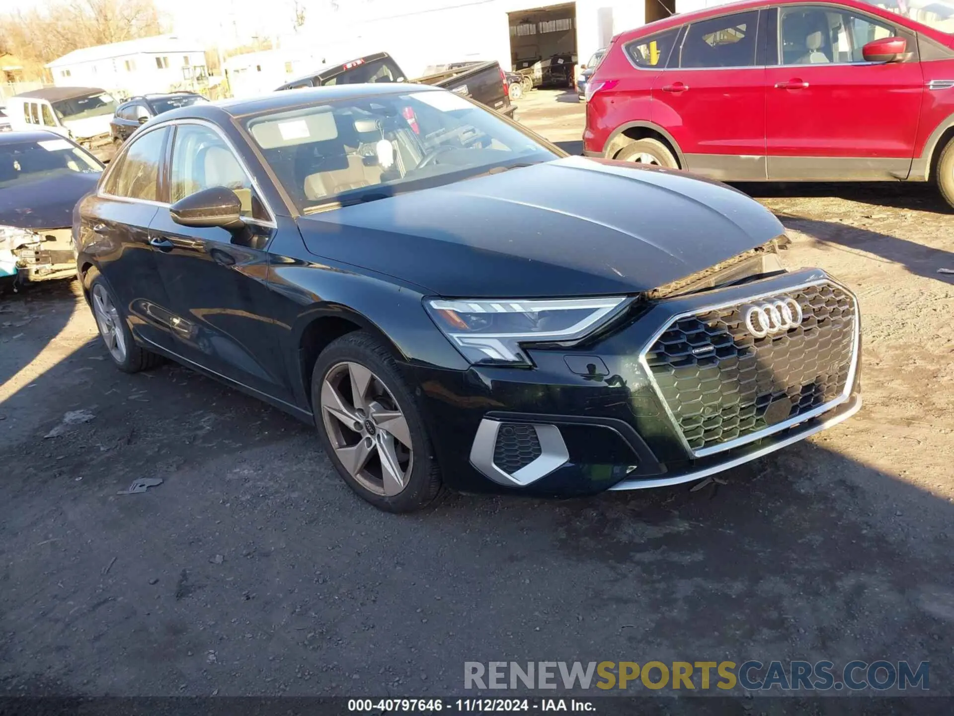 1 fotografías del automóvil dañado WAUGUDGY9PA069132 AUDI A3 2023