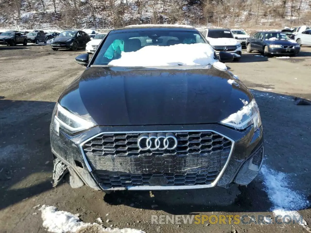 5 fotografías del automóvil dañado WAUHUDGY1PA068299 AUDI A3 2023