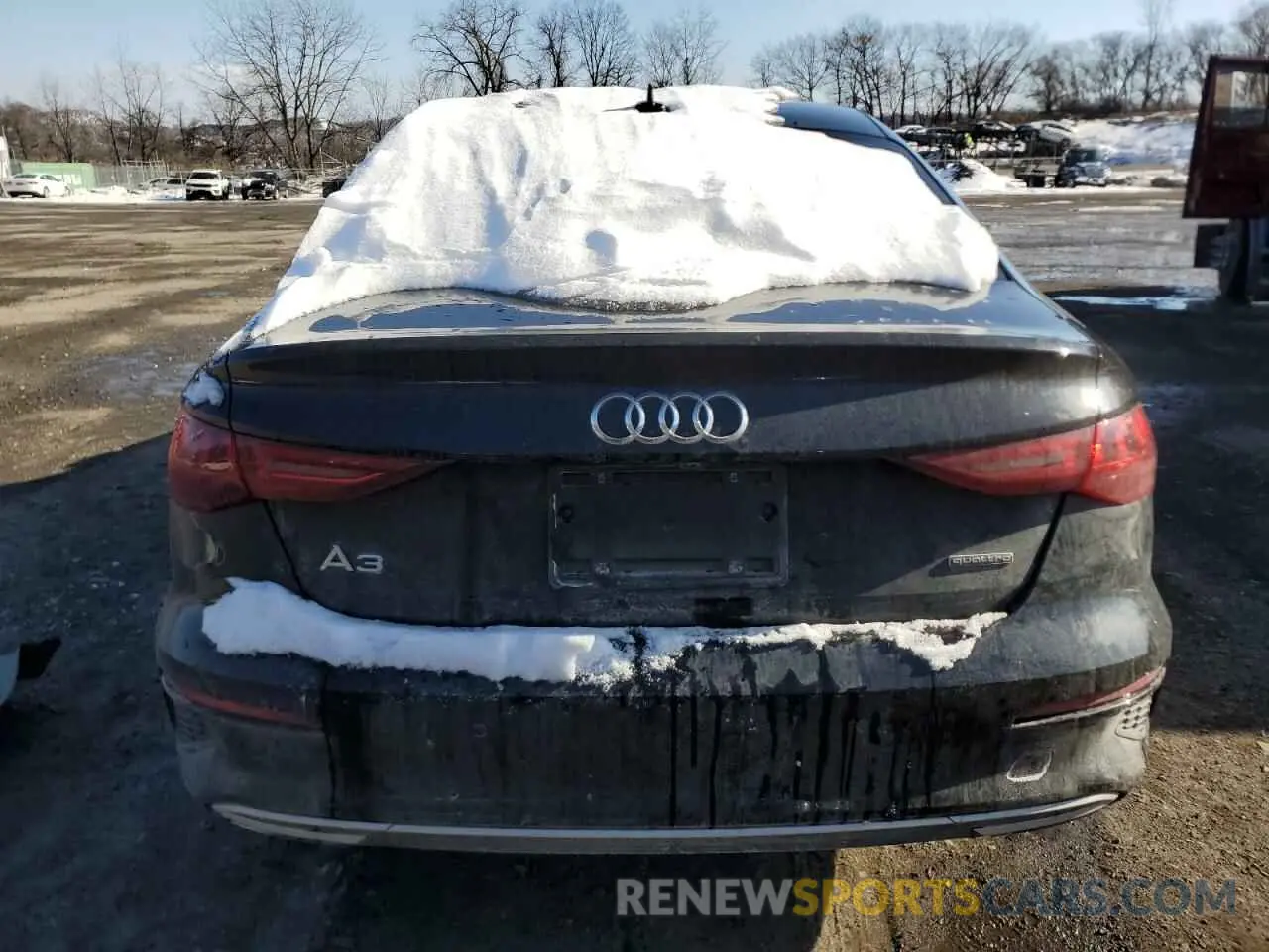 6 fotografías del automóvil dañado WAUHUDGY1PA068299 AUDI A3 2023