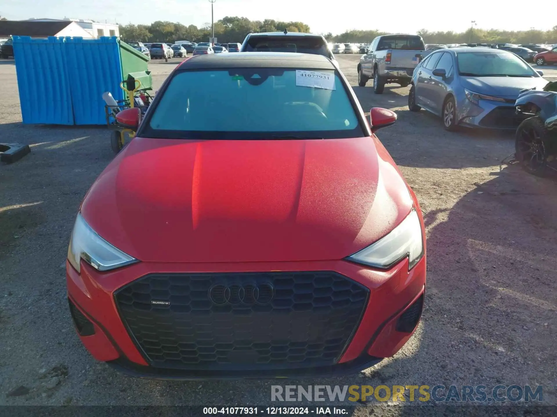 13 fotografías del automóvil dañado WAUHUDGYXPA076918 AUDI A3 2023