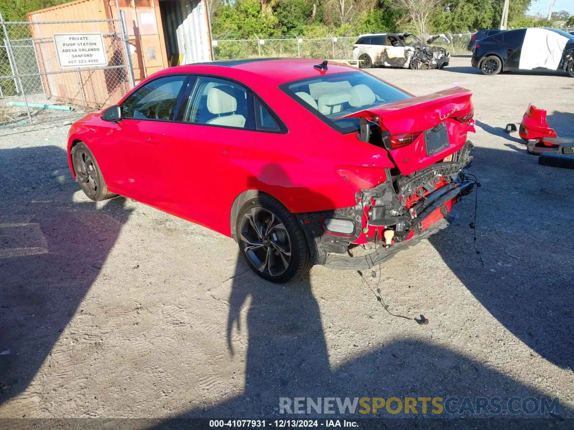 3 fotografías del automóvil dañado WAUHUDGYXPA076918 AUDI A3 2023