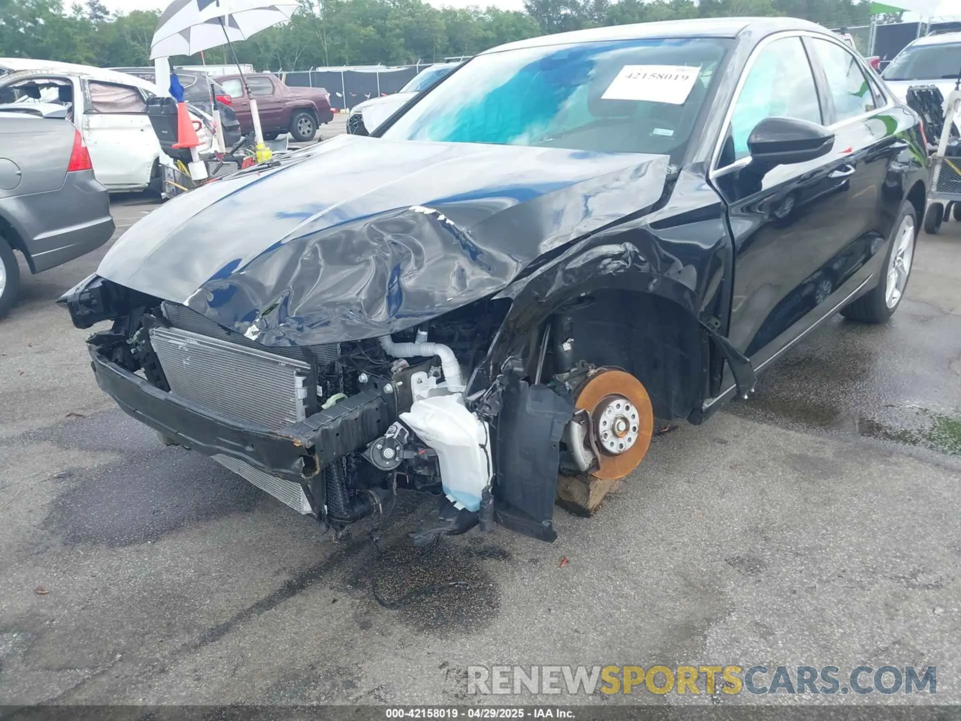 6 fotografías del automóvil dañado WAUAUDGY2RA102660 AUDI A3 2024