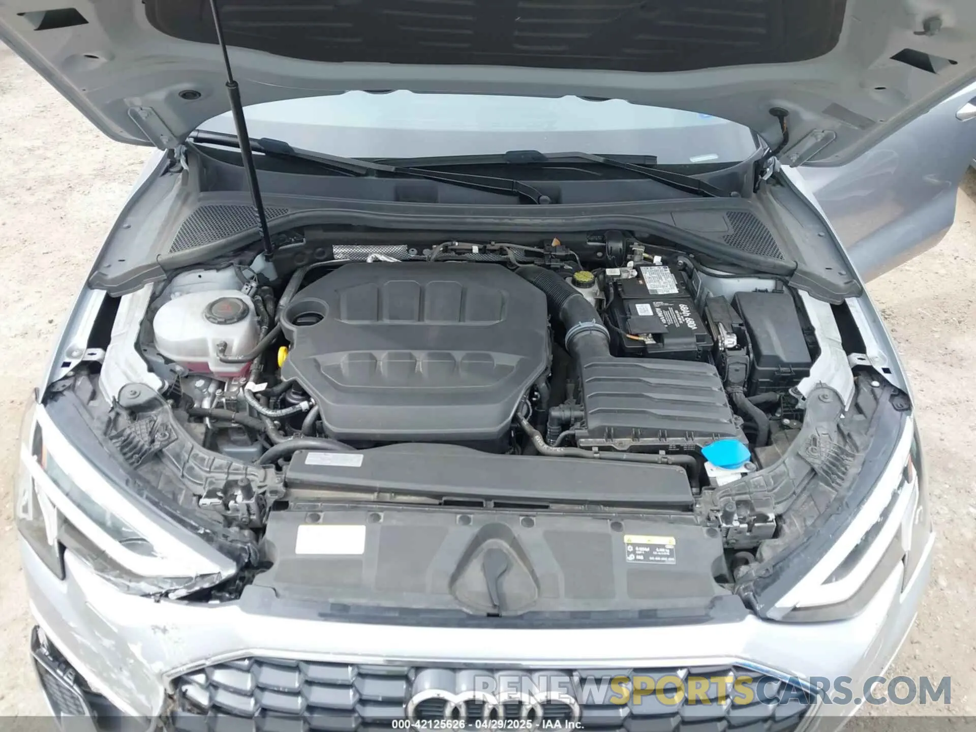 10 fotografías del automóvil dañado WAUAUDGY4RA043398 AUDI A3 2024
