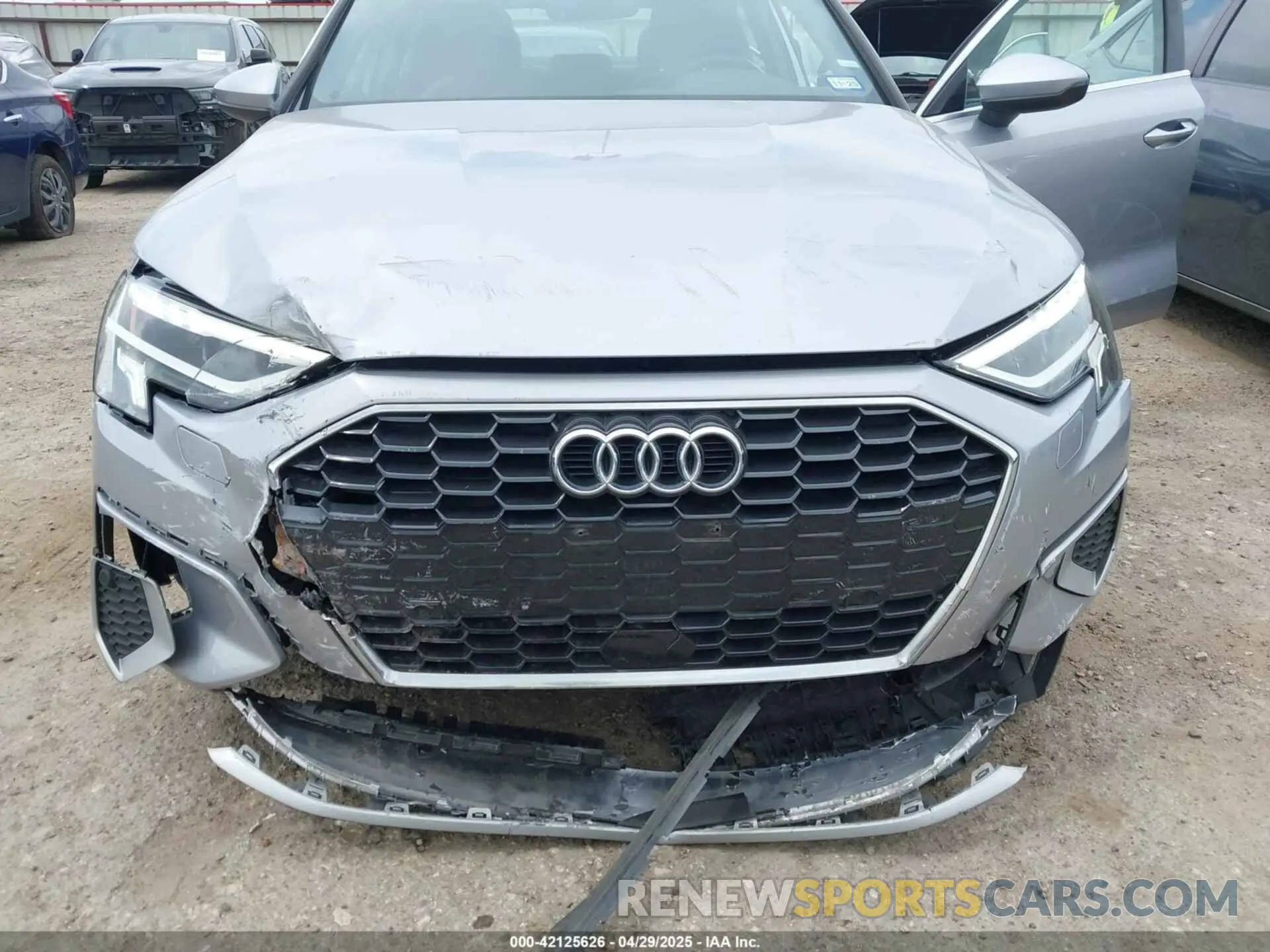 6 fotografías del automóvil dañado WAUAUDGY4RA043398 AUDI A3 2024