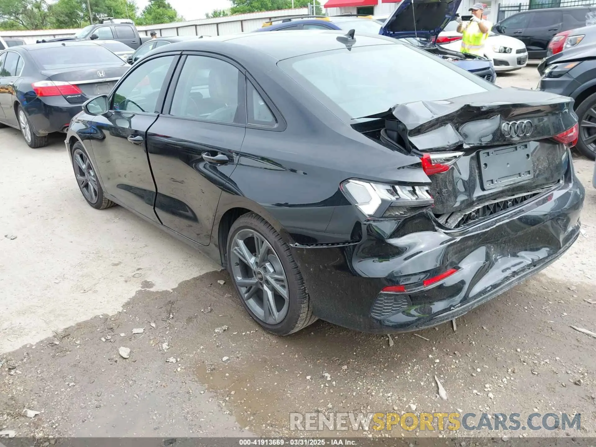 3 fotografías del automóvil dañado WAUAUDGY4RA137345 AUDI A3 2024