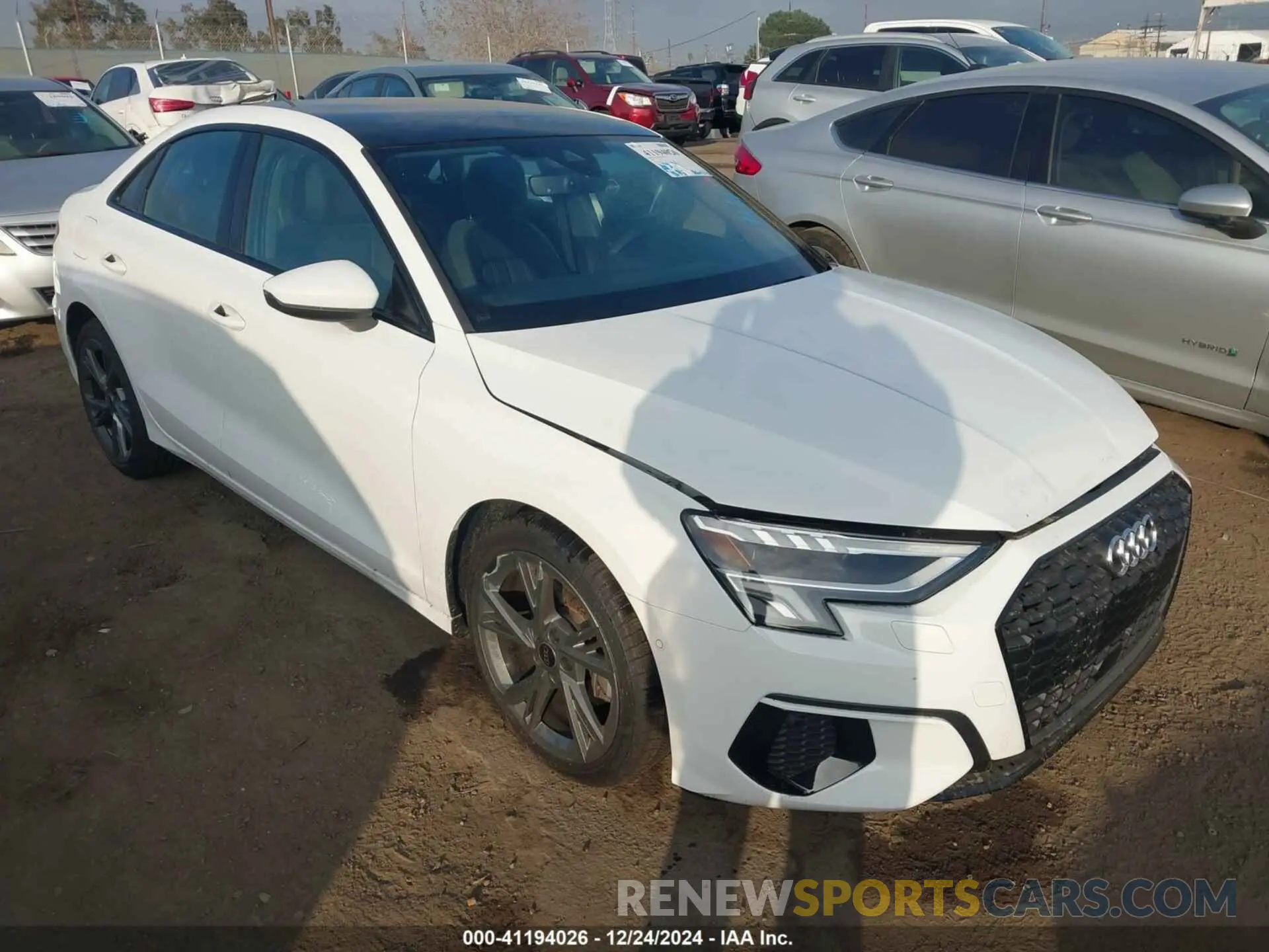 1 fotografías del automóvil dañado WAUGUDGYXRA134735 AUDI A3 2024