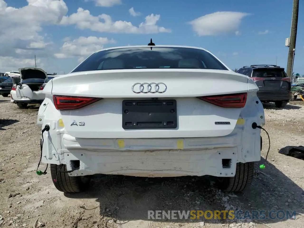 6 fotografías del automóvil dañado WAUHUDGYXRA020819 AUDI A3 2024