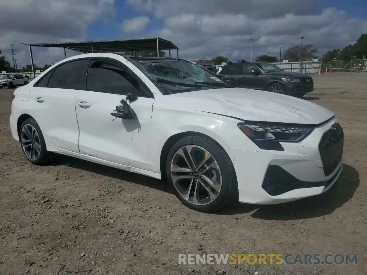 4 fotografías del automóvil dañado WAUGUDGY1SA060725 AUDI A3 2025