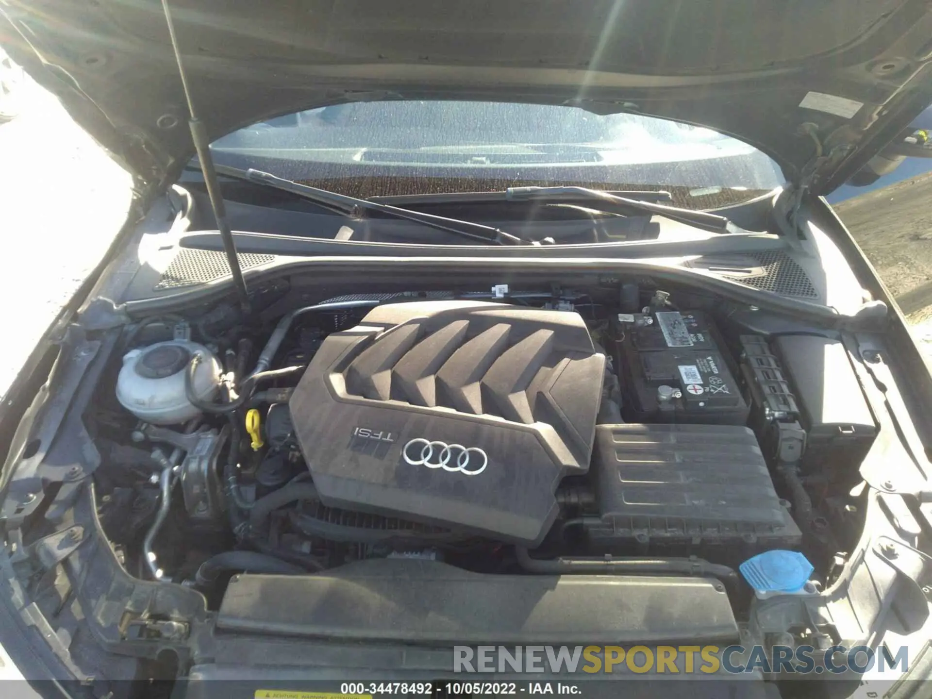 10 fotografías del automóvil dañado WAUAUGFF2KA086029 AUDI A3 SEDAN 2019