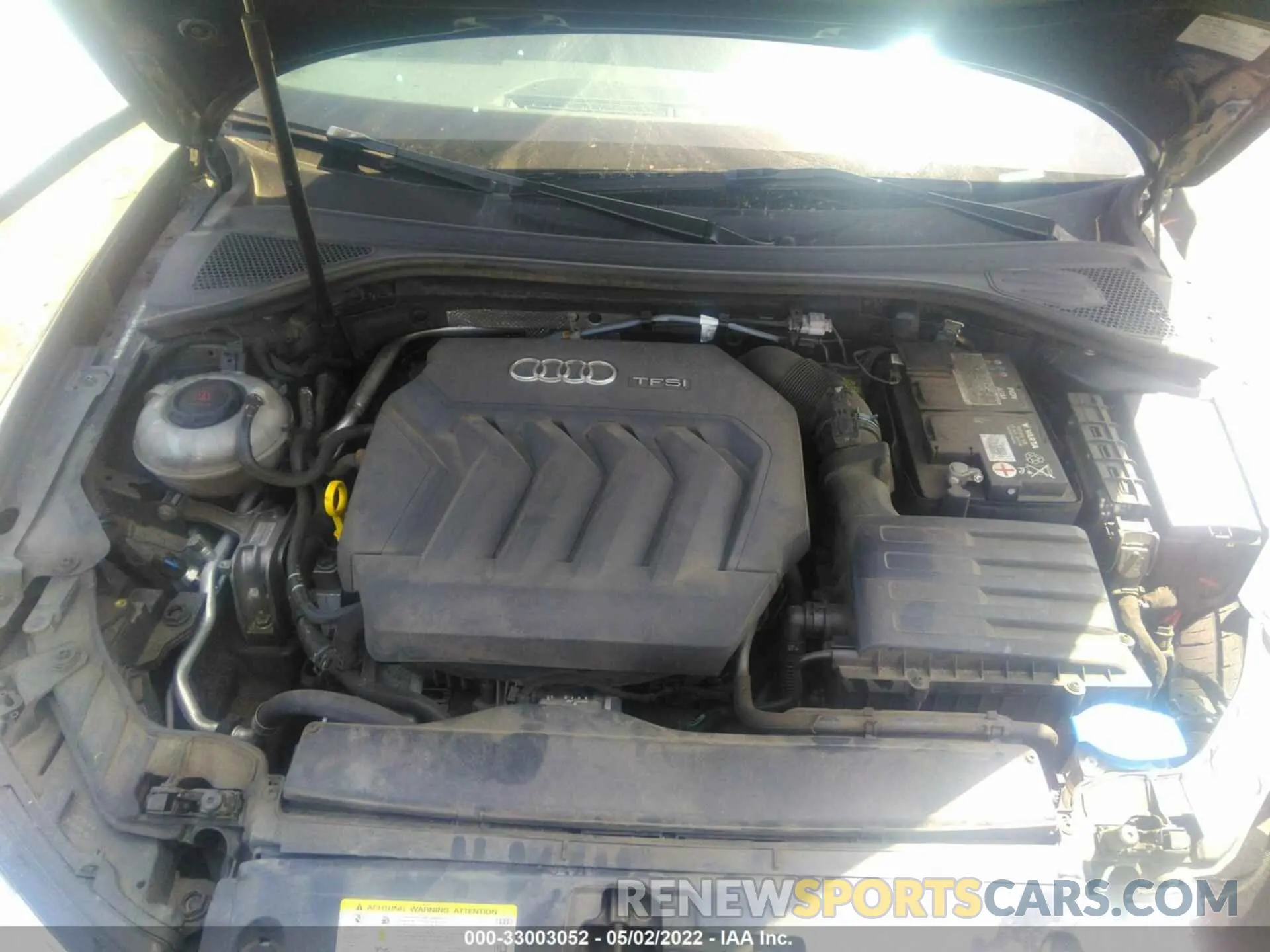 10 fotografías del automóvil dañado WAUAUGFF3KA090087 AUDI A3 SEDAN 2019