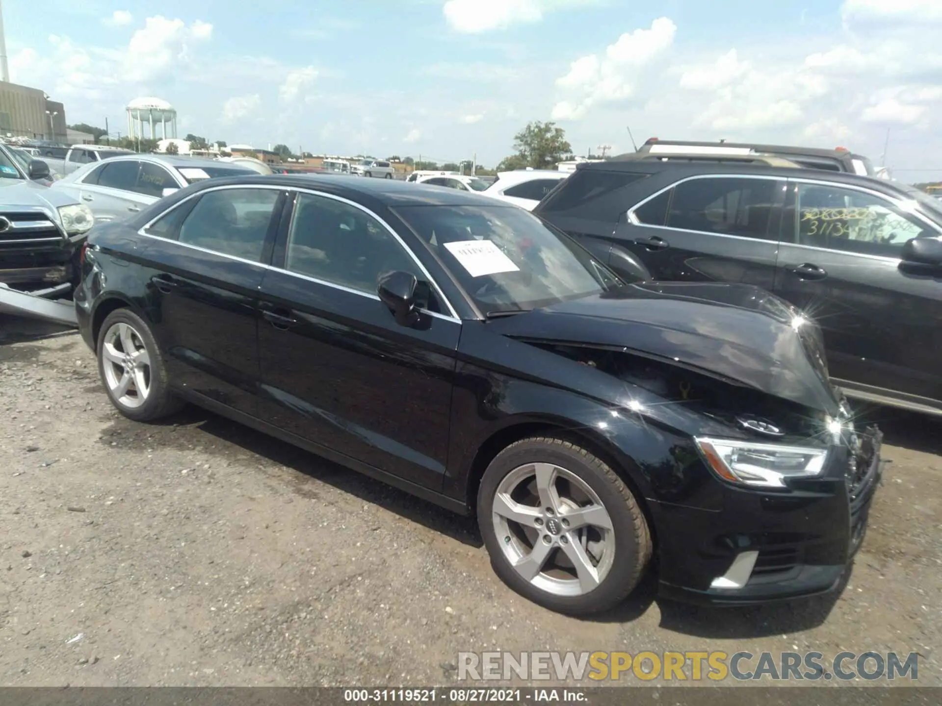 1 fotografías del automóvil dañado WAUBEGFF4KA120442 AUDI A3 SEDAN 2019
