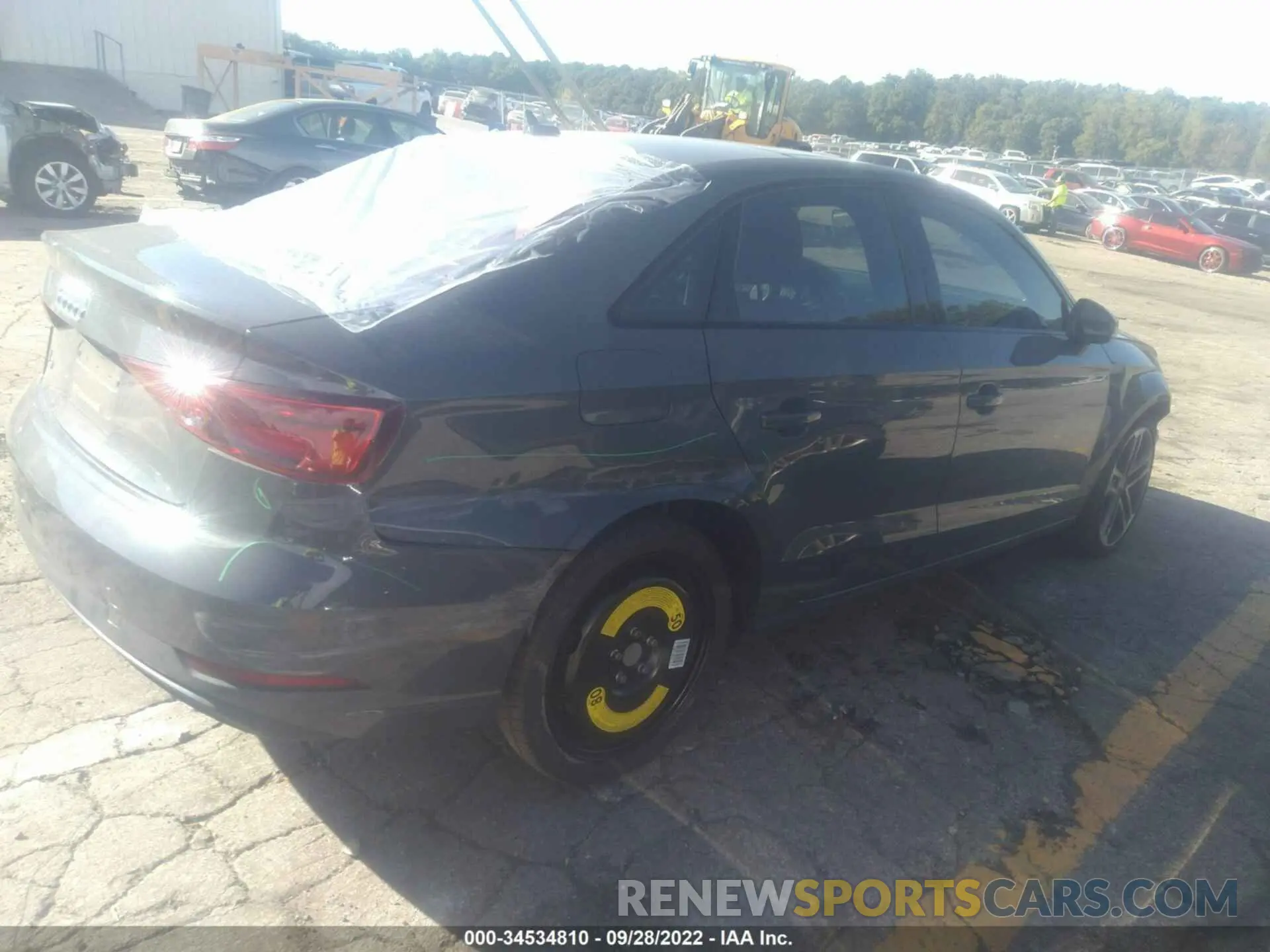 6 fotografías del automóvil dañado WAUAUGFF2LA098313 AUDI A3 SEDAN 2020