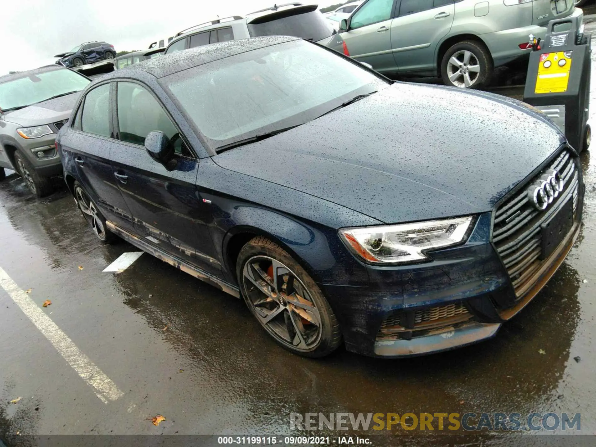 1 fotografías del automóvil dañado WAUBEGFF5LA102128 AUDI A3 SEDAN 2020