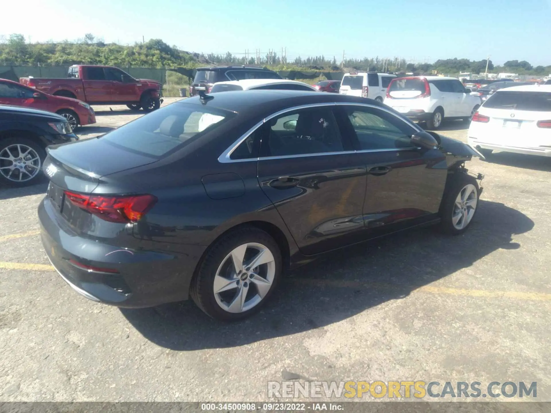 4 fotografías del automóvil dañado WAUAUDGY2NA071937 AUDI A3 SEDAN 2022