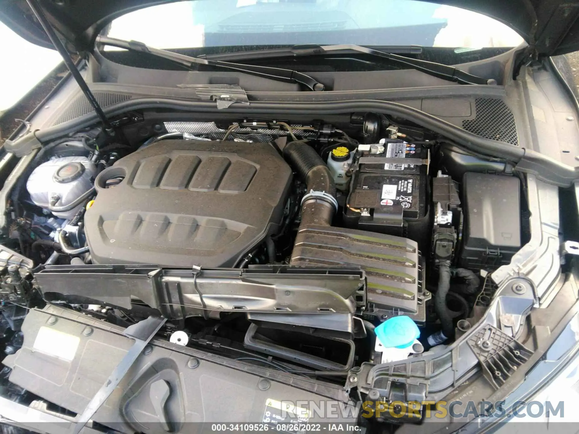 10 fotografías del automóvil dañado WAUGUDGY0NA060140 AUDI A3 SEDAN 2022