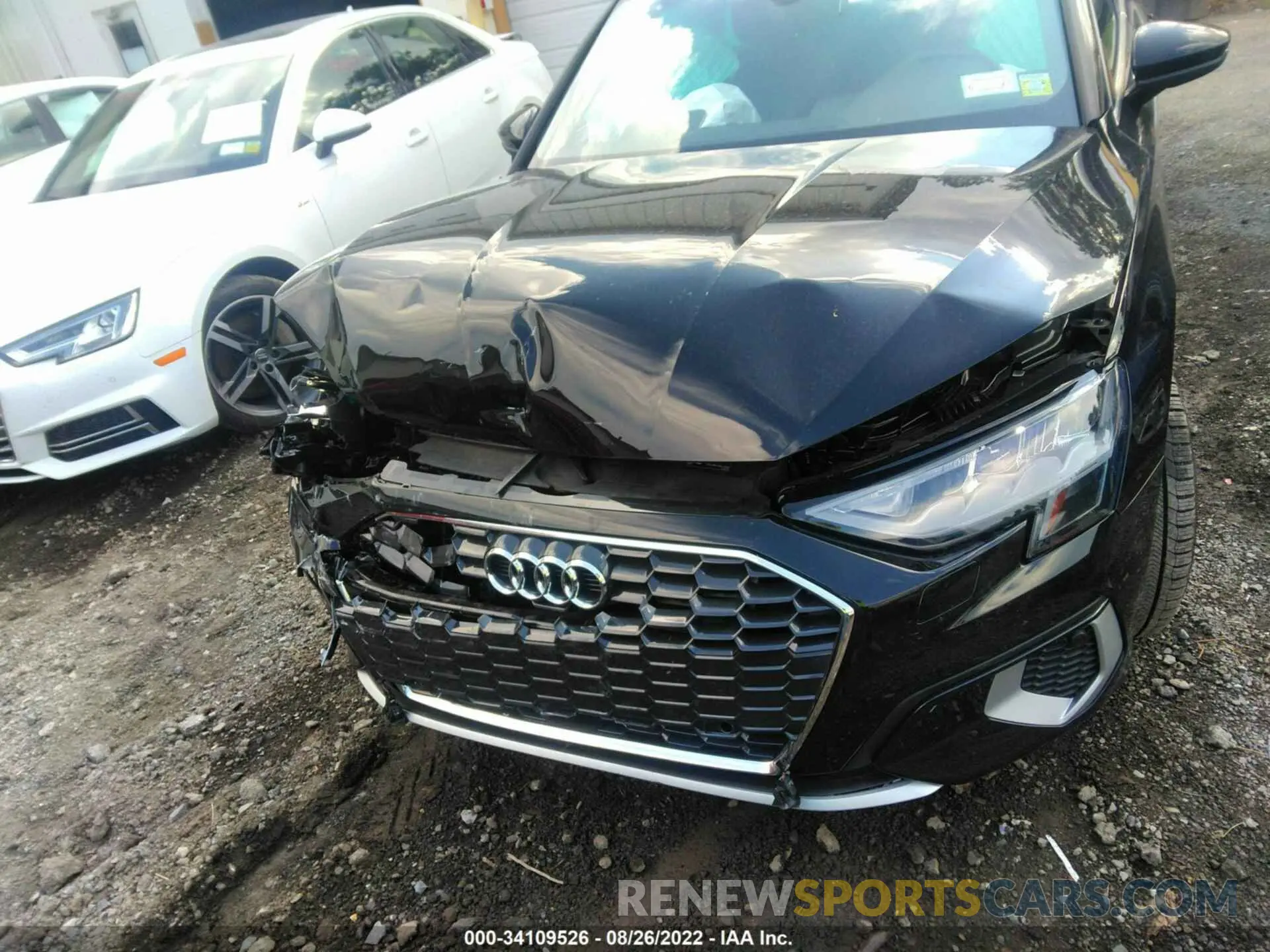6 fotografías del automóvil dañado WAUGUDGY0NA060140 AUDI A3 SEDAN 2022