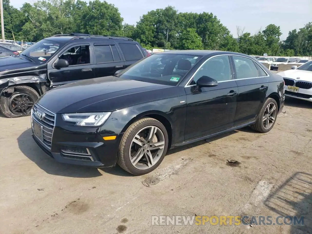 1 fotografías del automóvil dañado WAUENAF43HN040740 AUDI A4 2017