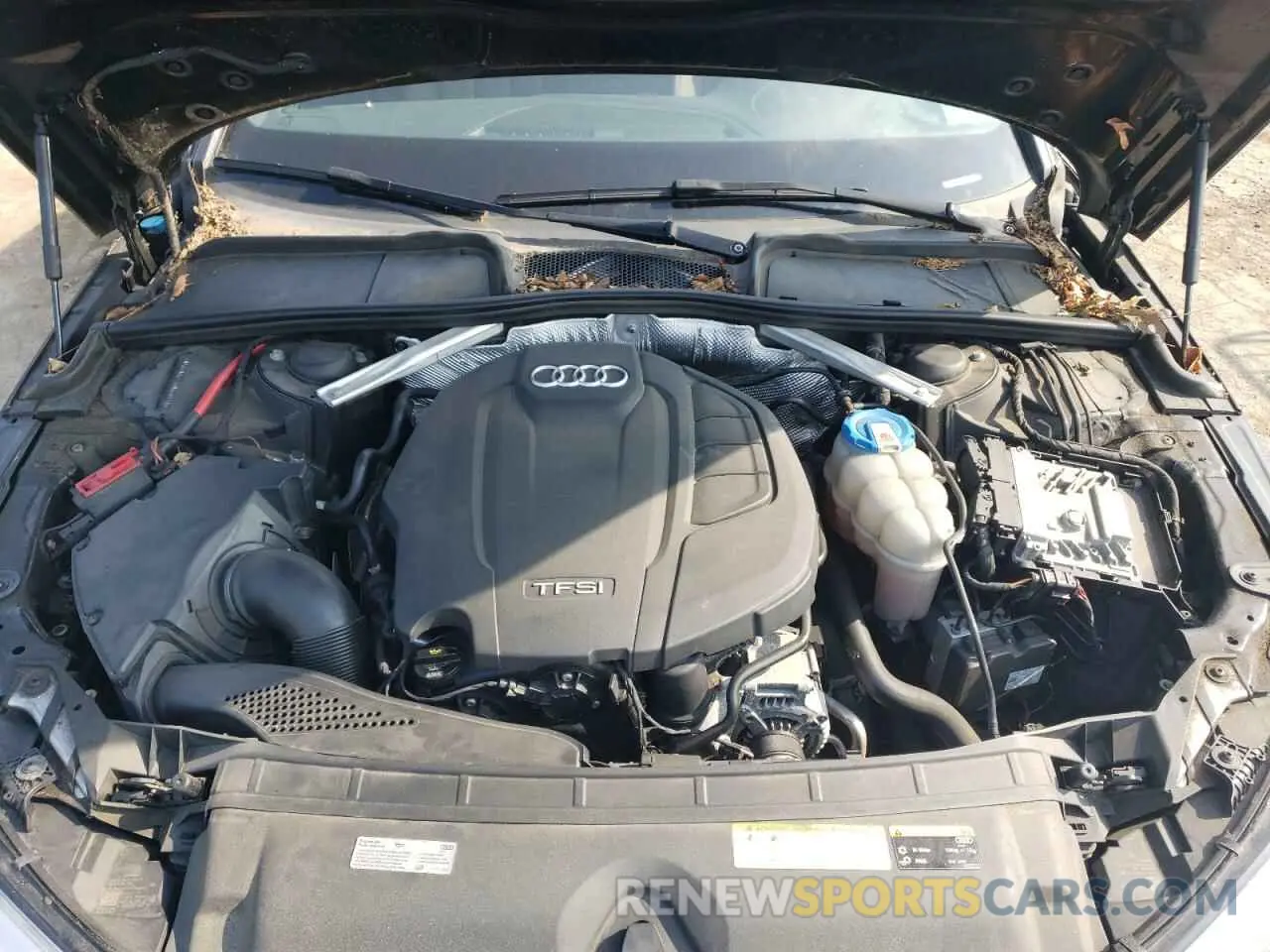 11 fotografías del automóvil dañado WAUENAF43HN040740 AUDI A4 2017