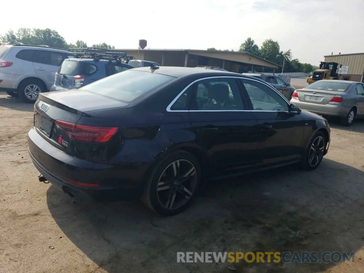 3 fotografías del automóvil dañado WAUENAF43HN040740 AUDI A4 2017