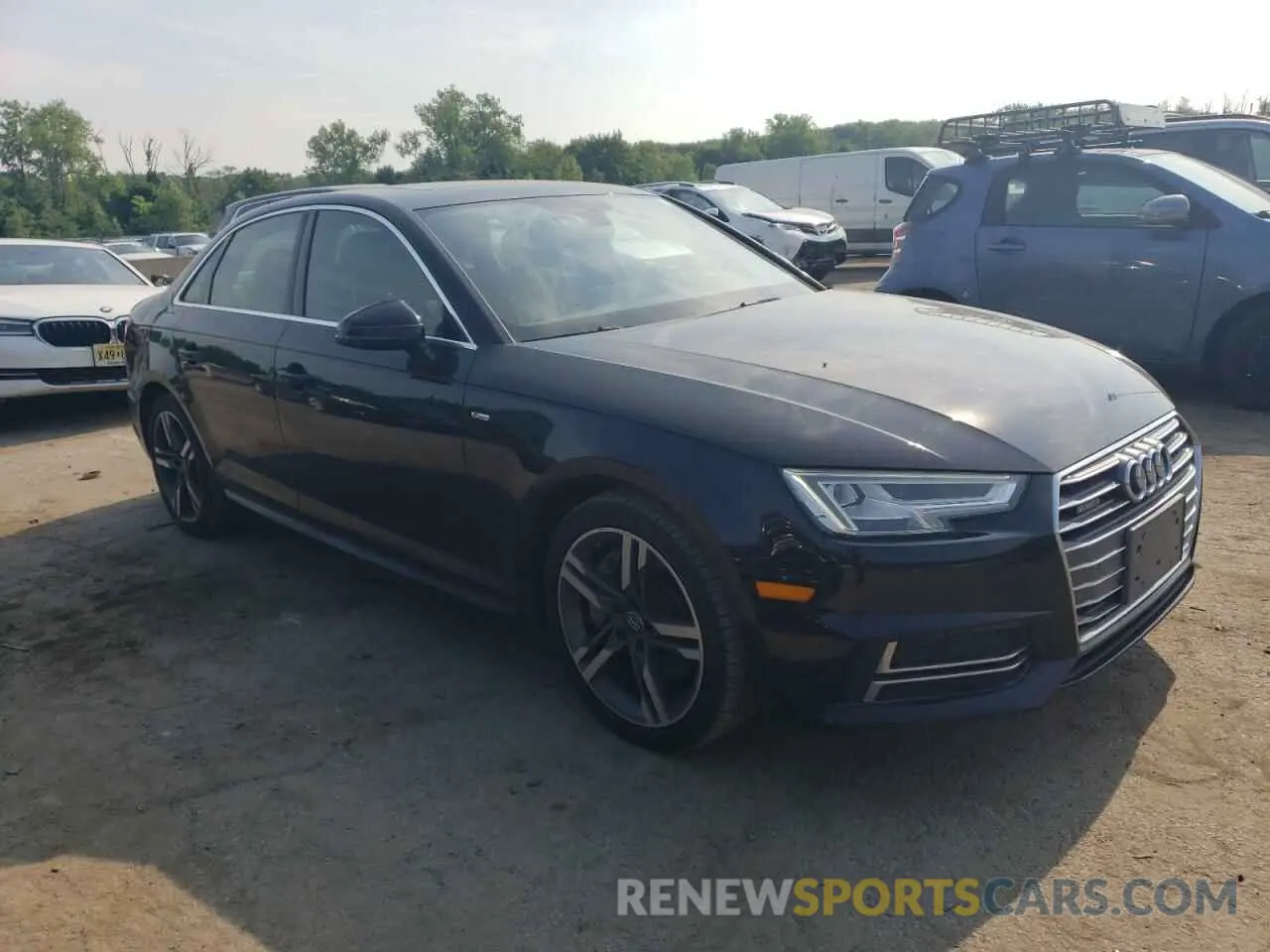 4 fotografías del automóvil dañado WAUENAF43HN040740 AUDI A4 2017