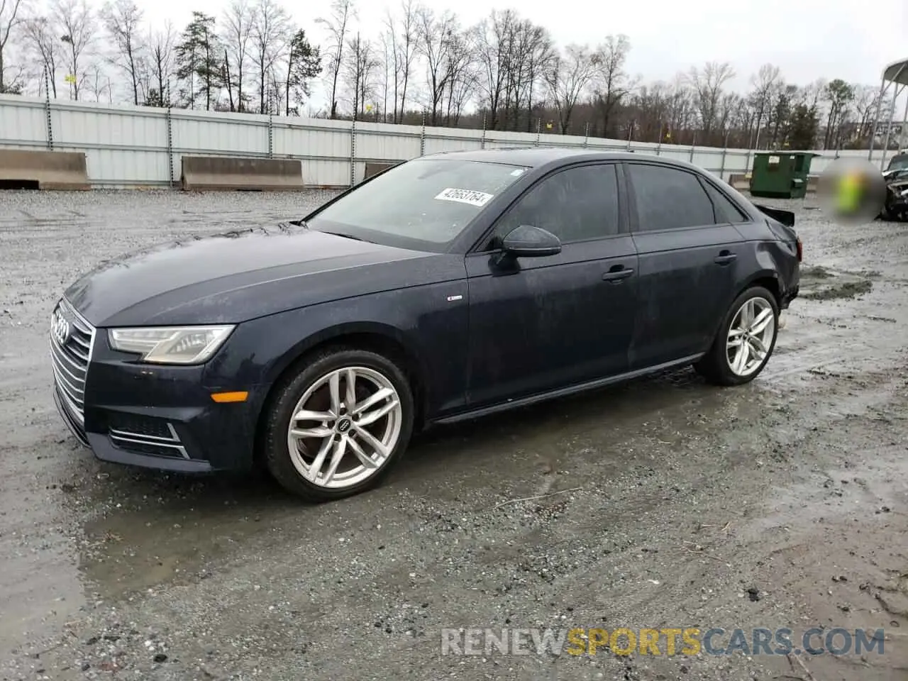 1 fotografías del automóvil dañado WAUKMAF47HN052735 AUDI A4 2017