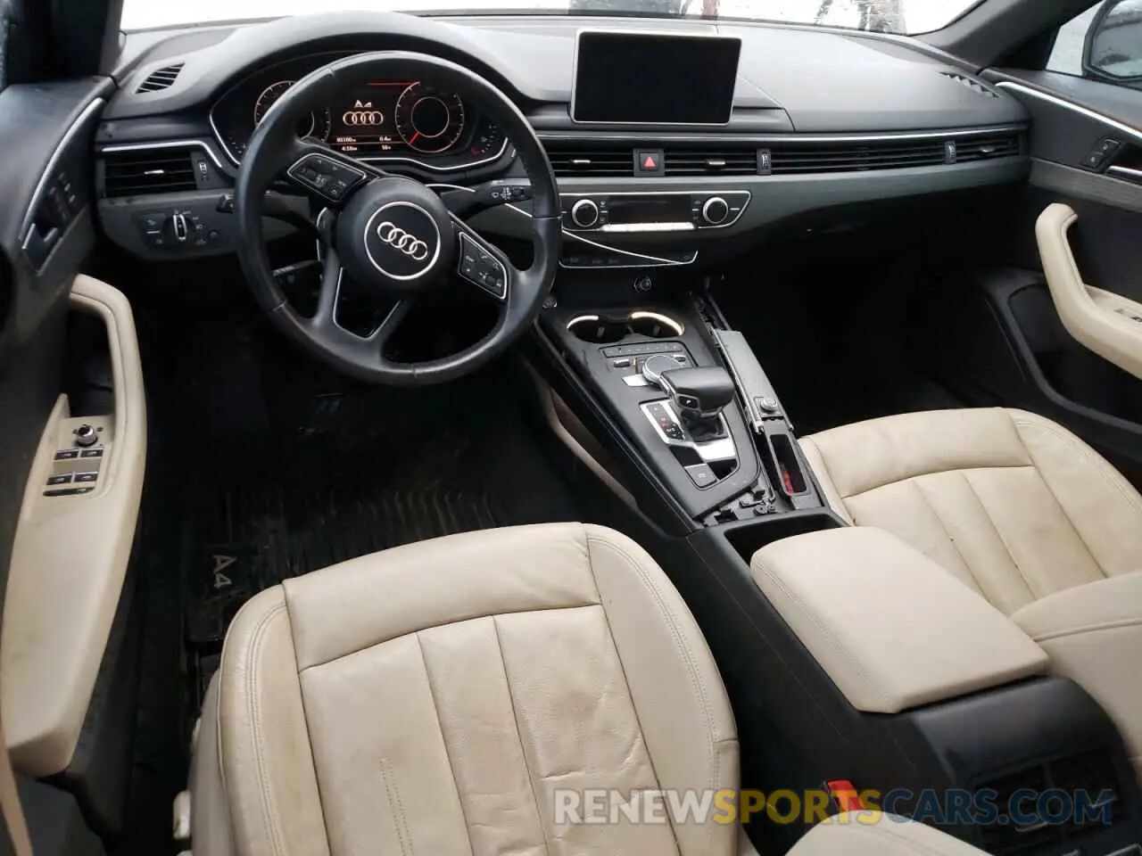8 fotografías del automóvil dañado WAUKMAF47HN052735 AUDI A4 2017